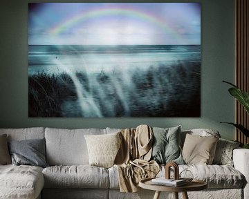 Rainbow by the Sea by Wendy Maria Laimböck-Dekker