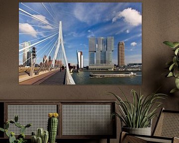 Erasmusbrücke und De Rotterdam