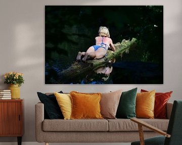 Black Forest bathing mermaid 2.0 by Ingo Laue