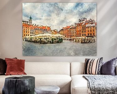 Example of the artwork in a room