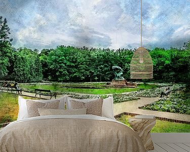 Example of the artwork in a room