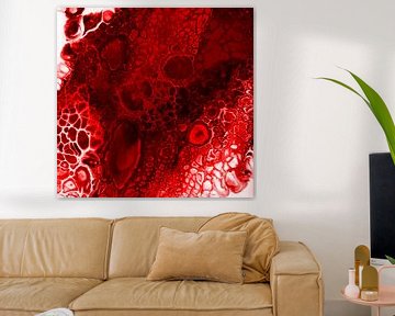 Meerauge in Rot von KW Malerei