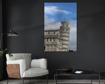 Tower of Pisa and Cathedral of Pisa, Italy by Shania Lam