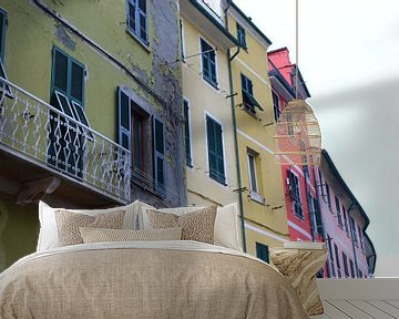 Mooie Gekleurde Huisjes in Cinque Terre, Italië van Shania Lam