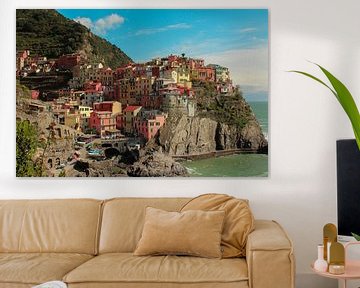 Schöne Aussicht in Manarola, Cinque Terre, Italien von Shania Lam