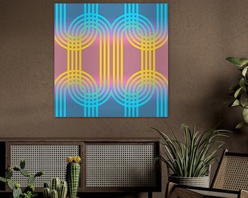 Retro Abstract by Mad Dog Art