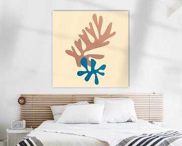 Korallen Inspiriert von Henri Matisse von Mad Dog Art