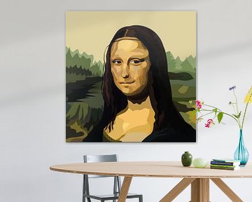 Moderne Mona Lisa von Dellaert Designs