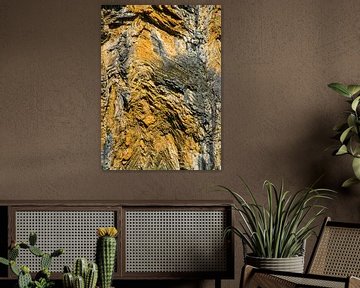 kleurrijke rotsen in de canyon van de rivier de Drin van Jan Fritz