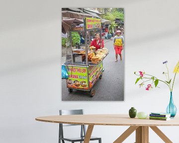 Chariots de restauration rapide au Vietnam sur t.ART