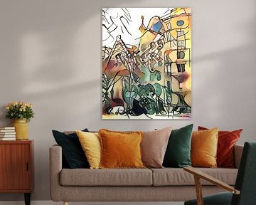 Kandinsky ontmoet Barcelona, Motief 6 van zam art