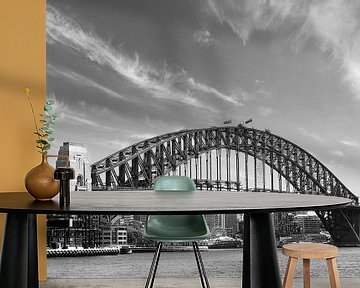 Sydney Harbor Bridge | Monochrom von Melanie Viola