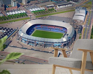 De Kuip van bovenaf gezien van Anton de Zeeuw