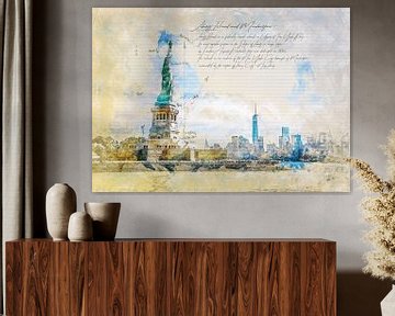 Liberty Island Manhattan van Theodor Decker