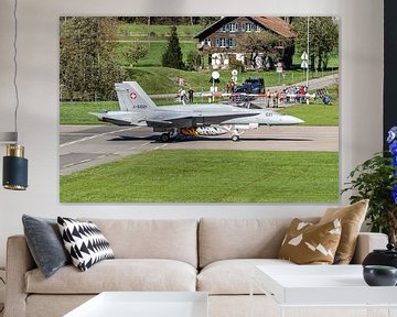 Boeing F/A-18C Hornet de l'armée de l'air suisse. sur Jaap van den Berg