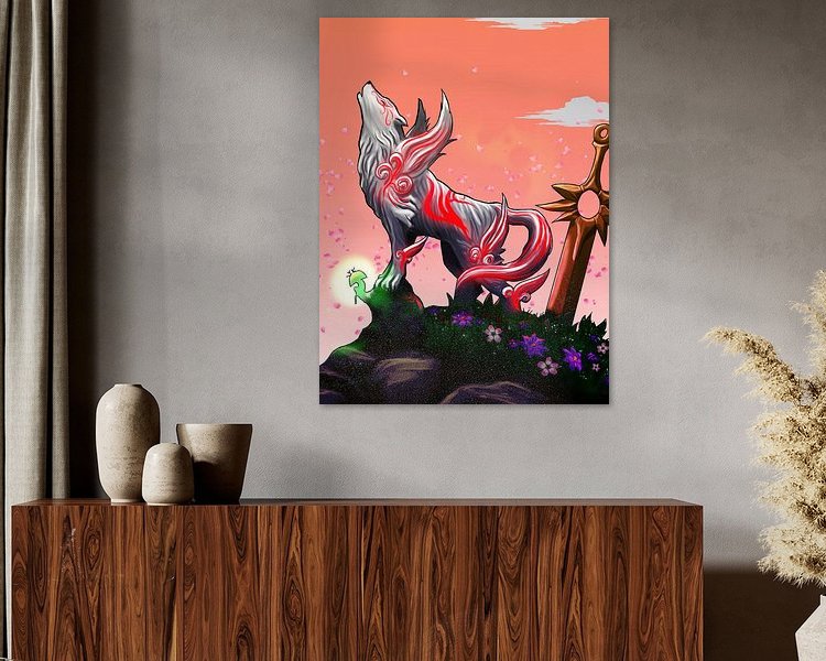 Example of the artwork in a room