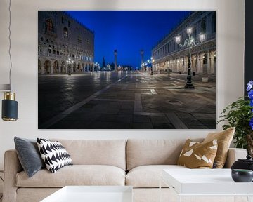 San Marco plein in Venetië van Roy Poots