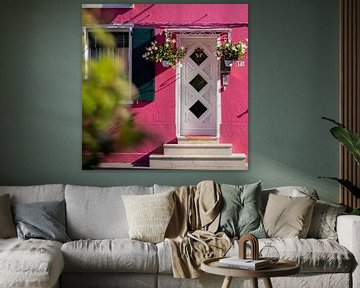 Les maisons colorées de Burano sur Roy Poots