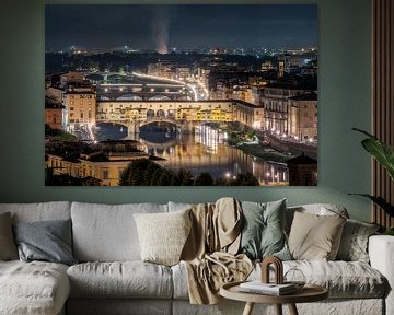 Evening in Florence - Italy by Roy Poots