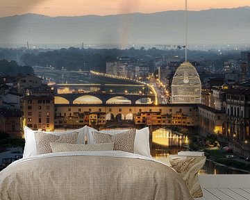 Sunset in Florence - Italy by Roy Poots