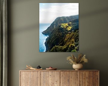 Coastline or São Miguel in the Azores by Dayenne van Peperstraten