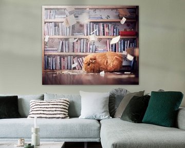 Guinea pig bookcase by Marloes van Antwerpen