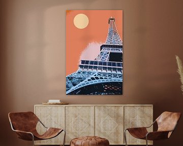 Eiffeltoren Ontwerp, Parijs, Frankrijk van Imladris Images