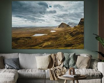 Schottland mit bedrohlichem Himmel auf der Isle of Skye von Sander Wehkamp