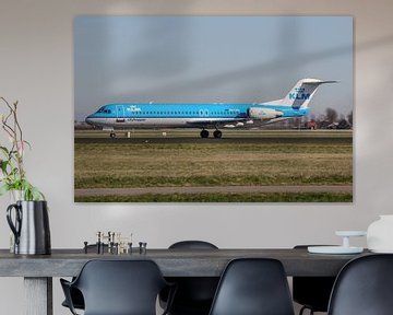 Nederlandse luchtvaarthistorie: Fokker 100 van de KLM. van Jaap van den Berg