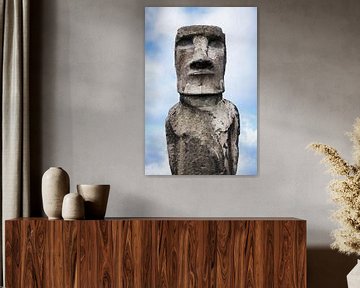 Steinstatue • Moai • Rapa Nui • Osterinsel von Annette S. Kehrein | www.ask-mediendesign.de