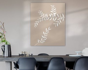 Plants on beige background by Studio Miloa