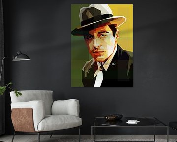 Al Pacino Retro Portret van Artkreator