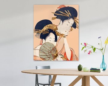 The Dancing Koi. A Geisha's Sushi Future by Gisela- Art for You