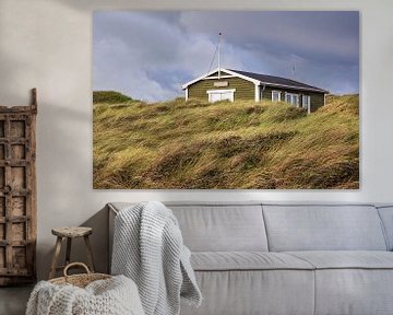 Huis in de duinen in Tornby bij Hirtshals in Denemarken van Rico Ködder