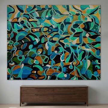 Abstract waterlandschap