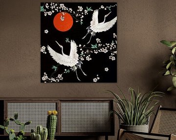 Witte kraanvogels van Gisela - Art for you