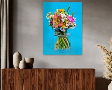 Kleurrijk boeket met lentebloemen van ManfredFotos