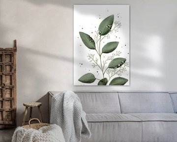 Eucalyptus large with coarse leaves by Anke la Faille