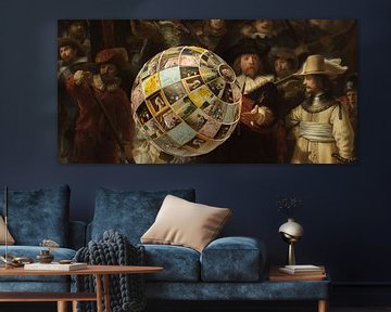 Rembrandt - beach ball edition by Gisela- Art for You