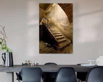 Alte Treppe von Aart Jan van Mossel