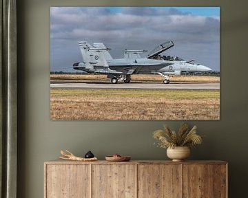 RAAF Boeing F/A-18F Super Hornet, A44-207. von Jaap van den Berg