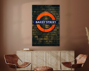 Industrial sign Baker street subway by 7.2 Photography