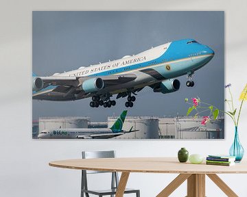 Visit AF1 in 2021 at Brussels airport van Luchtvaart / Aviation