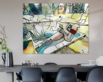 Kandinsky ontmoet Münster, Motief 1 van zam art