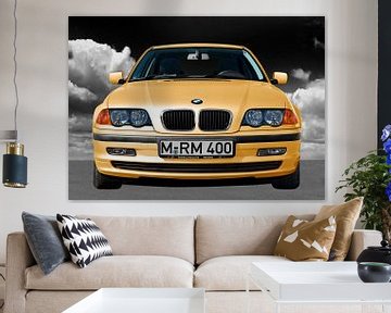 BMW 3er Typ E46 Limousine in gold-orange