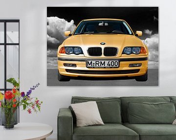 BMW 3 series type E46 sedan in gold-orange by aRi F. Huber