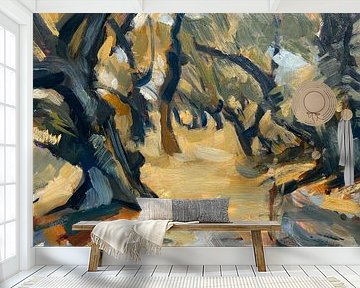 In the olive grove by Nop Briex