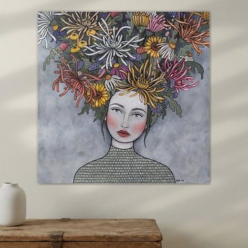 Blumen in meinen Gedanken (nr.2022-05) von Kris Stuurop