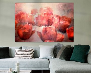 Rode tulpen van Claudia Moeckel