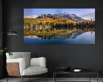 Gouden herfst aan het Lago di Saoseo van Achim Thomae